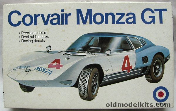 Entex 1/25 Chevrolet Corvair Monza GT, 9117 plastic model kit